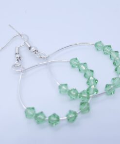 Crystal beads earrings