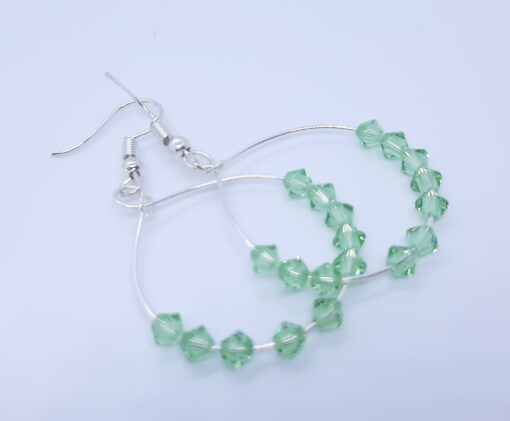 Crystal beads earrings