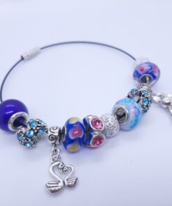 Steel Charm Bracelet